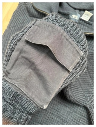 bluza z Kapturem zasuwana g Star raw wełniana XL w kolorze grafitowym